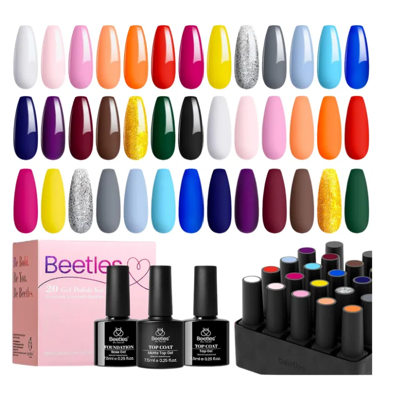 Beetles - esmaltes gel permanentes - perfect 21 colección - Disponible en Honduras