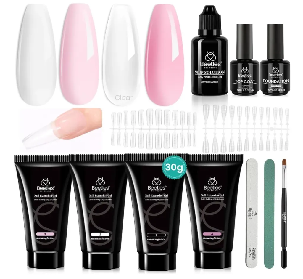Beetles - kit de poligel 4 colores 30 G - Disponible en Honduras