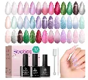 Beetles - 23 esmaltes gel - Perlados - ojos de gato - Disponible en Honduras