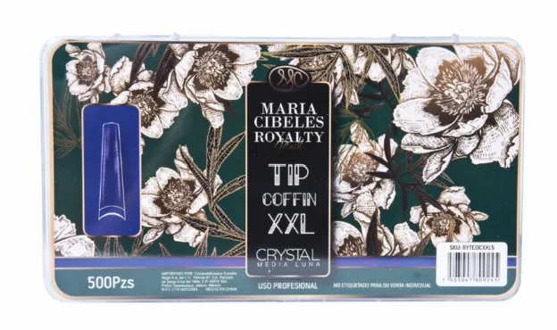 María Cibeles - tips de uñas - Disponible en Honduras (Coffin)