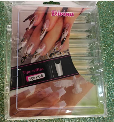 Tips de uñas 100 unidades - divina - Disponible en Honduras