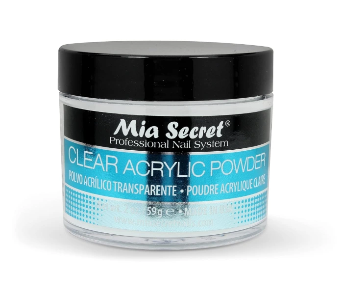 Mia Secret Acrylic Powder - Clear 2 onzas - Disponible en Honduras