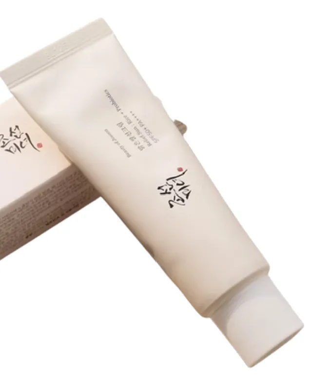 Beauty of joseon - Rice probiotics sun screen SPF 50 - Disponible en Honduras