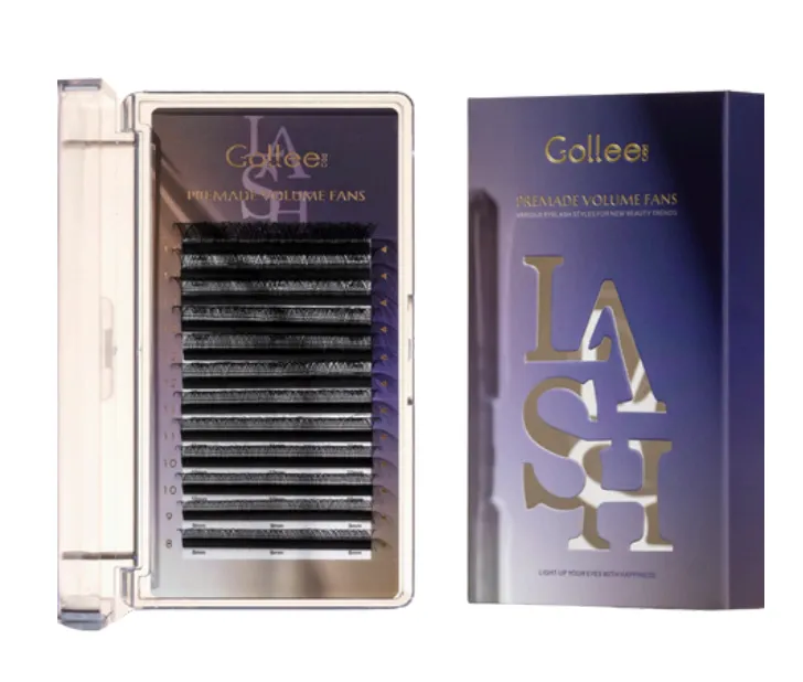 Gollee - Blister de extensiones de pestañas 4D 0.07/D/MIX - Disponible en Honduras