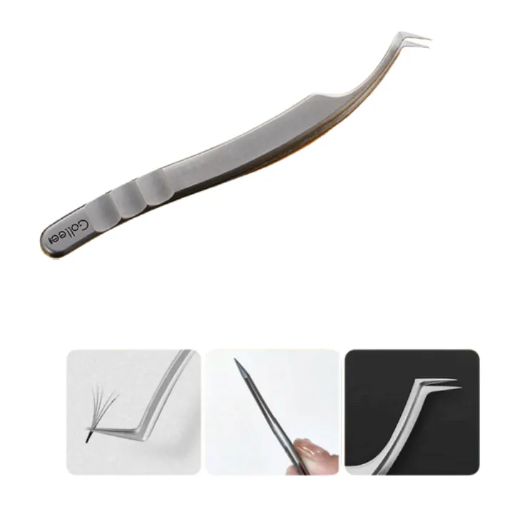 Gollee - Pinzas profesionales para pestañas M41