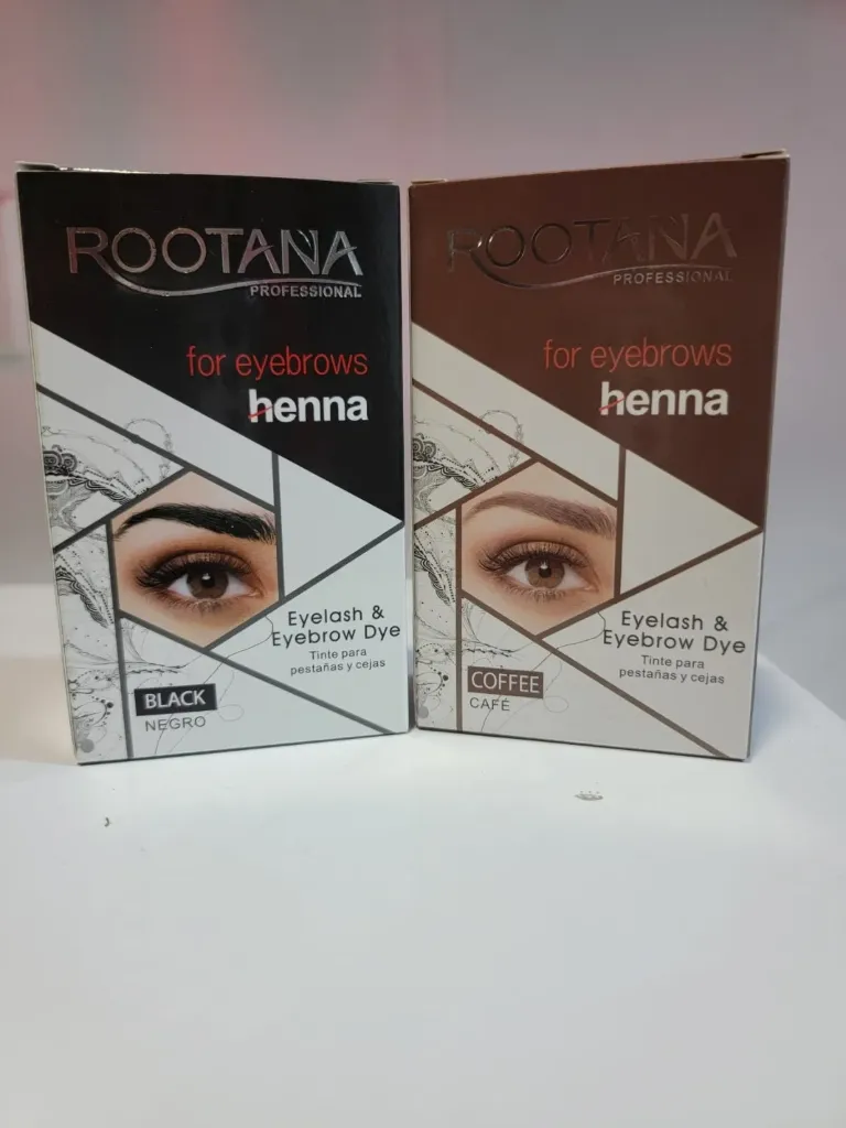 mini kit de tinte de henna para cejas