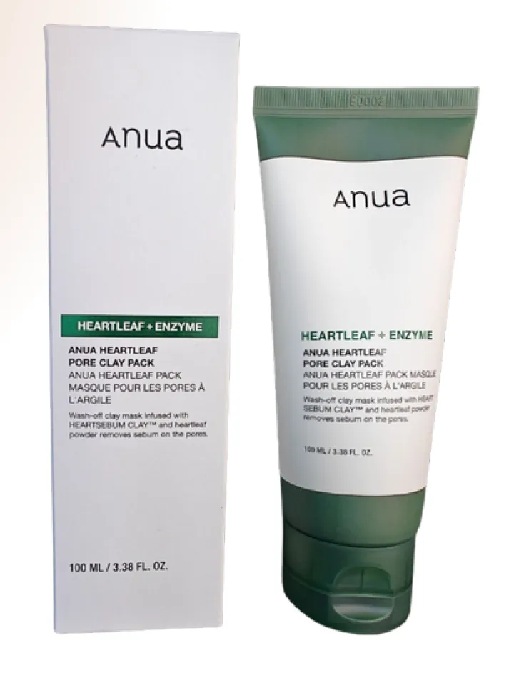 Anua - Heartleaf Clay Pack - Arcilla limpiadora - Disponible en Honduras